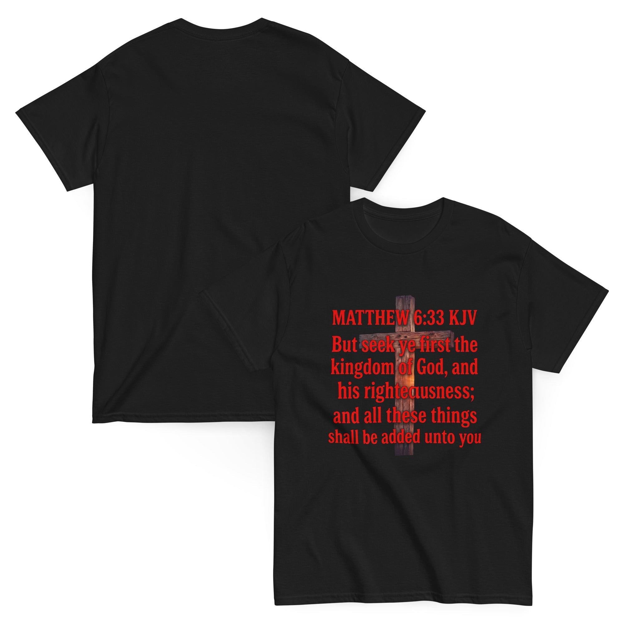 Unisex Classic Tee Bible Verse Print