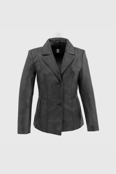 Women's New Zealand Lambskin Leather Blazer
