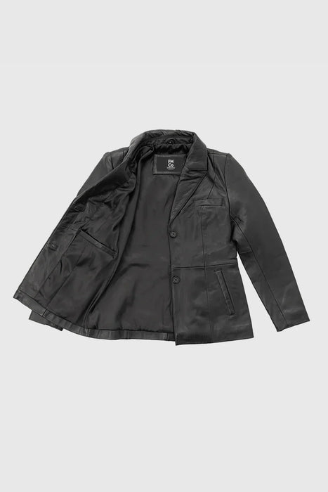 Women's New Zealand Lambskin Leather Blazer
