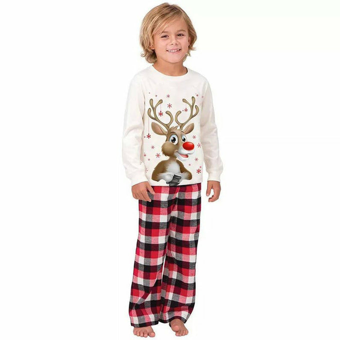 Fashionable Parent and Child Christmas Pajama Sets