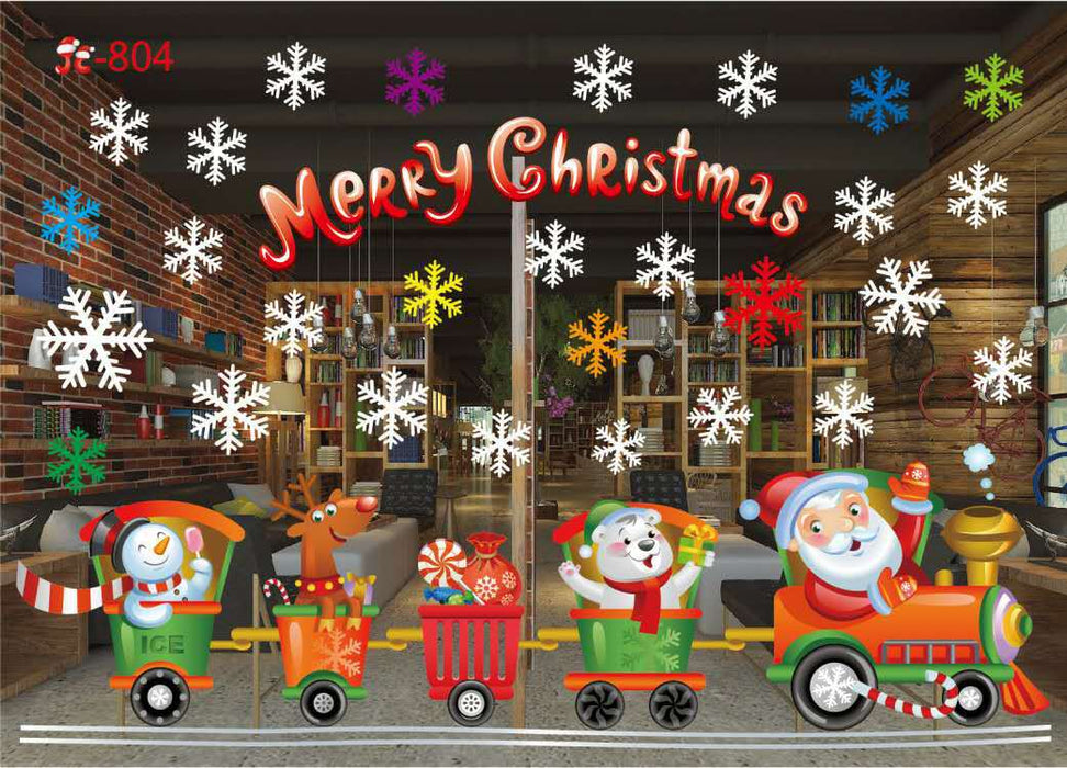 Christmas Decorations Window Clings