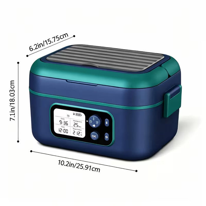Cordless Self-Heating Lunch Box with Schedule Timer