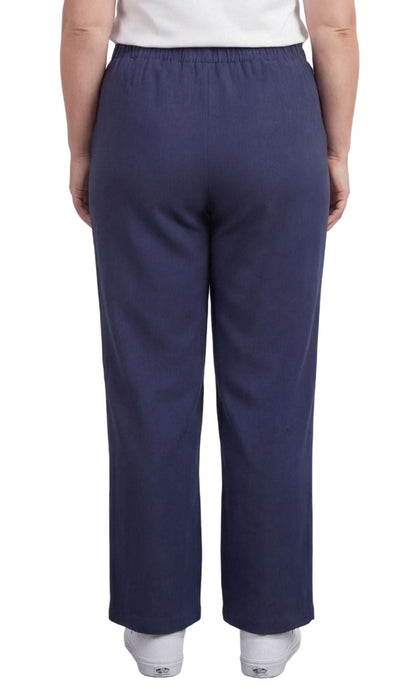 Women's Lightweight Pull-On Denim Jeans with Elastic Waist