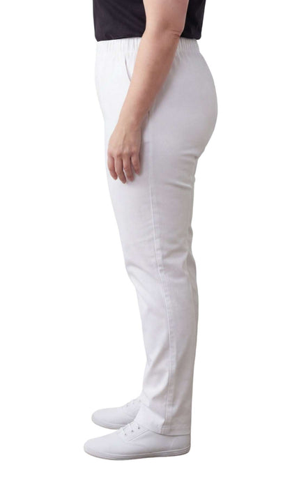 Women's Lightweight Pull-On Denim Jeans with Elastic Waist
