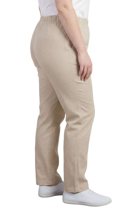 Women's Lightweight Pull-On Denim Jeans with Elastic Waist