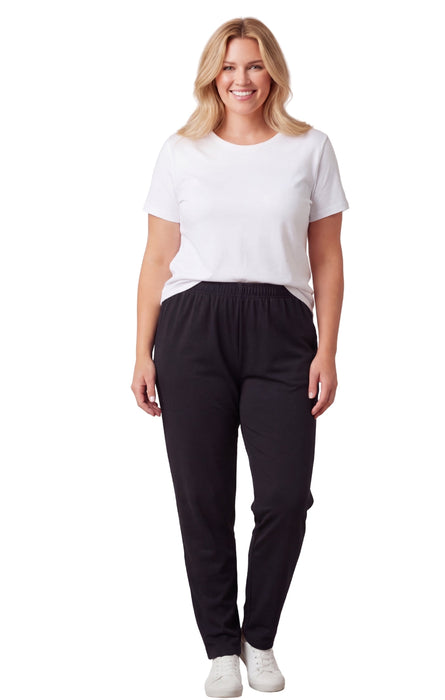 Women's High-Waisted Premium Cotton Stretch Leggings