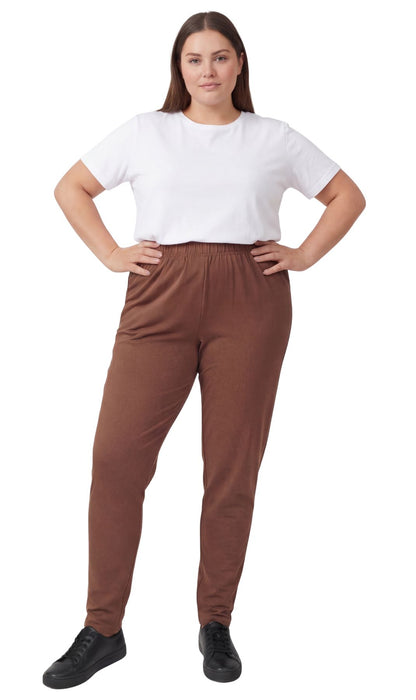 Women's High-Waisted Premium Cotton Stretch Leggings