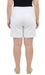 Women’s knit cotton shorts with elastic waistband and side pockets for comfort and style