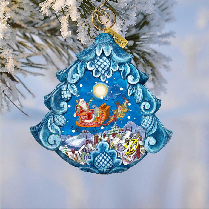 All a Good Night Sculpted Hand-Painted Christmas Ornament by G. DeBrekht - 610279