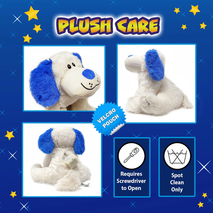 Rainbow Light Puppy Dog Glow Plush LED Night Light Up Stuffed Animal (16 inch)