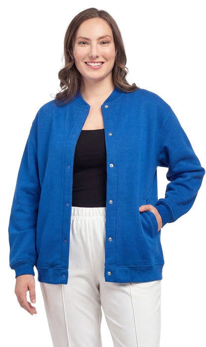 Women's Snap Up Jacket with Patch Pockets