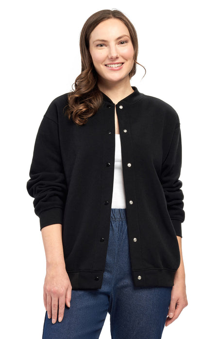 Women's Snap Up Jacket with Patch Pockets