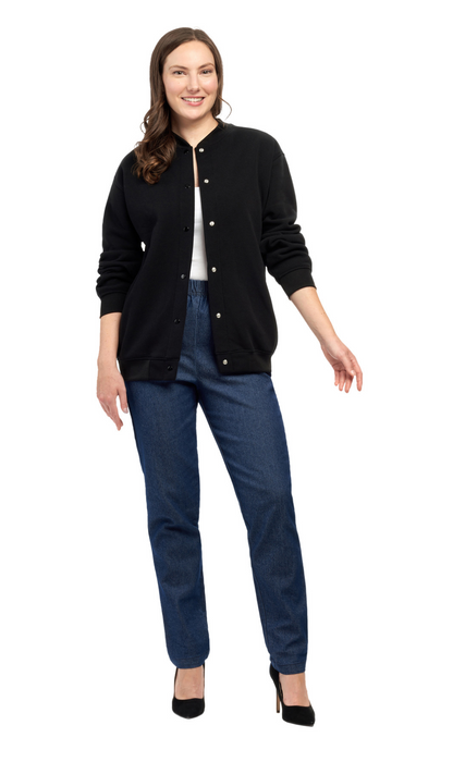 Women's Snap Up Jacket with Patch Pockets