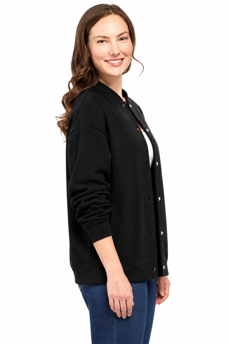 Women's Snap Up Jacket with Patch Pockets