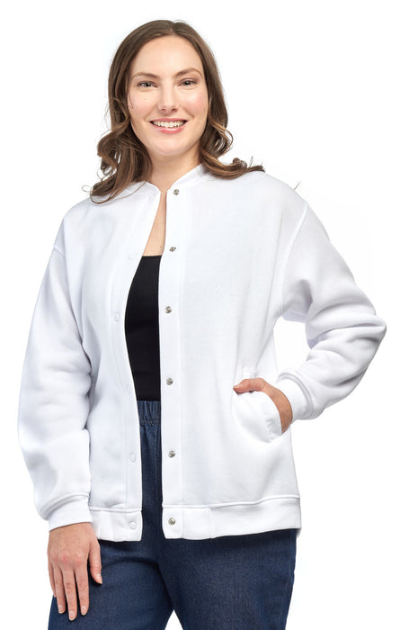 Women's Snap Up Jacket with Patch Pockets
