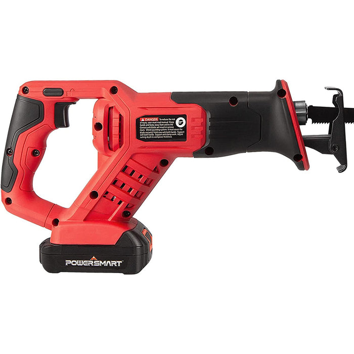 Cordless Reciprocating Saw with 20V 2.0Ah Battery and Charger