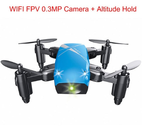 Micro Foldable RC Drone 3D Bearing Steering Wheel Remote Control Quadcopter With Camera Wi-Fi APP