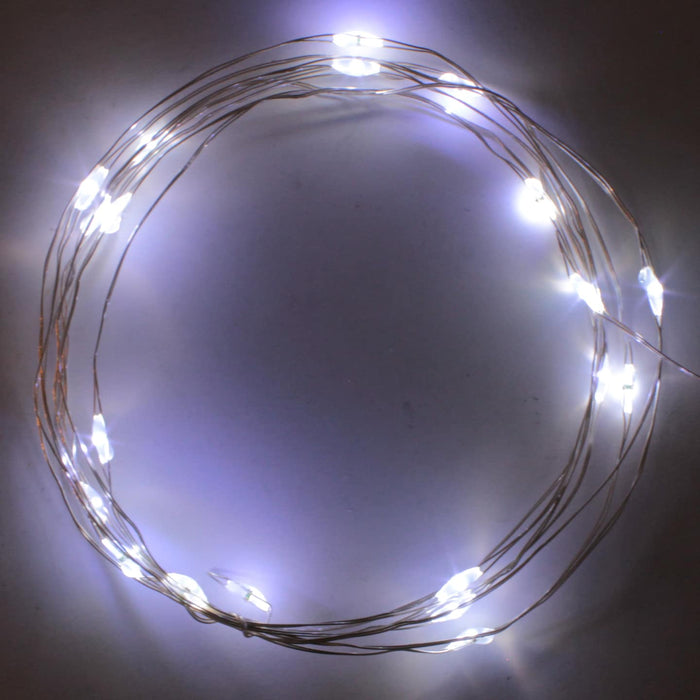 100 LED String Light Copper Wire - White | Perfect Holiday Decor