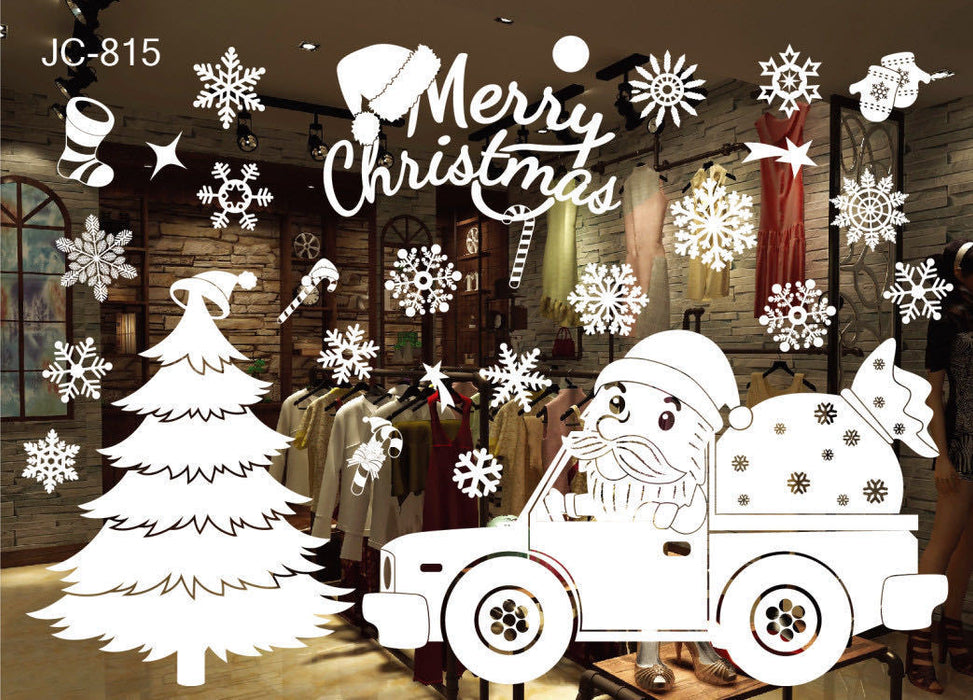 Christmas Decorations Window Clings