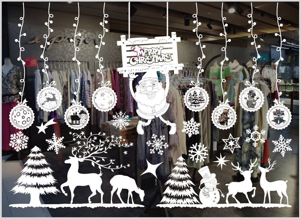 Christmas Decorations Window Clings