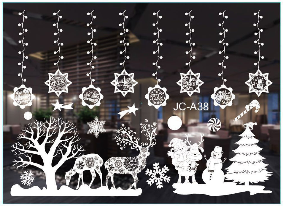 Christmas Decorations Window Clings