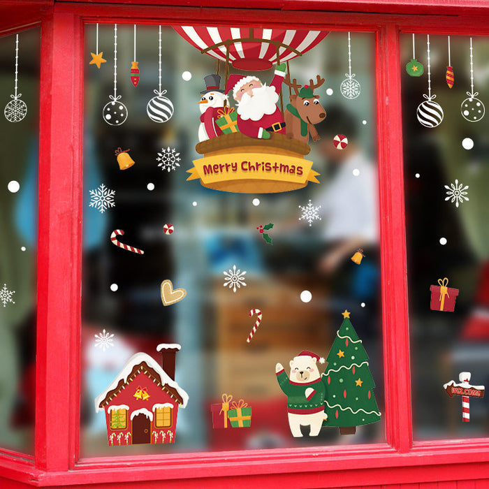 Christmas Decorations Window Clings