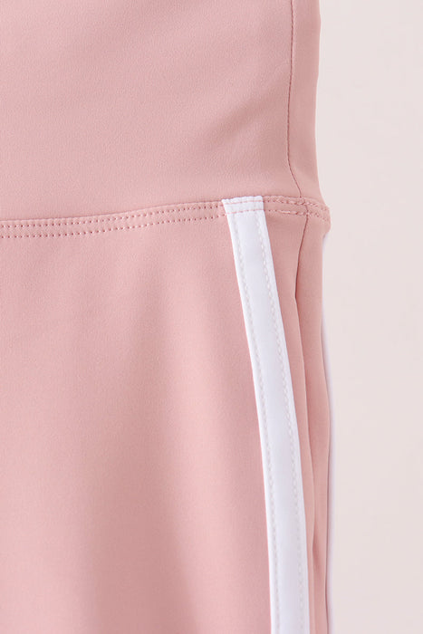 Kids Pink Flare Active Pants