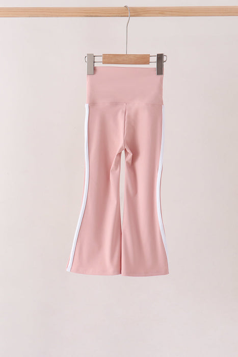 Kids Pink Flare Active Pants
