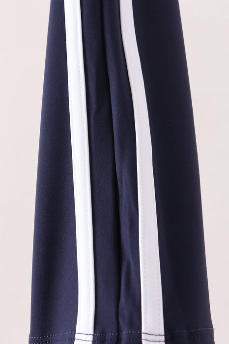 Kids Navy Flare Active Pants