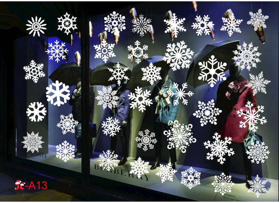 Christmas Decorations Window Clings