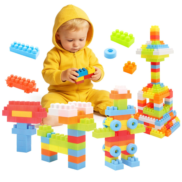 150 Pcs Toddler Building Blocks for 3+ year old