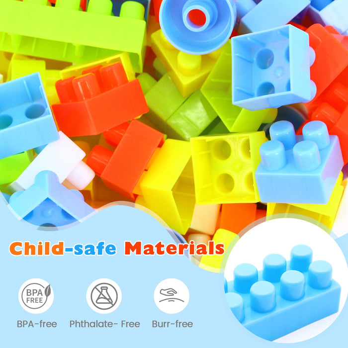 150 Pcs Toddler Building Blocks for 3+ year old