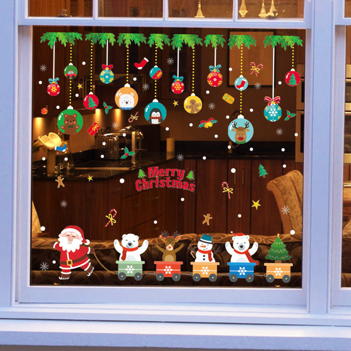 Christmas Decorations Window Clings
