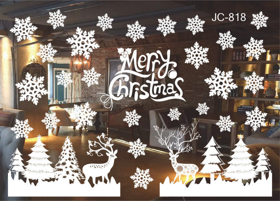 Christmas Decorations Window Clings