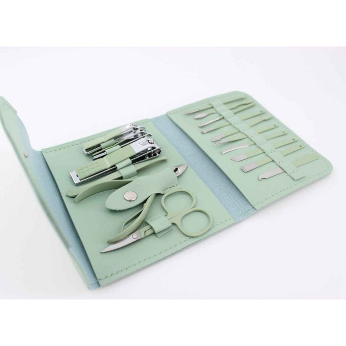 16-Piece Carbon Steel Manicure & Pedicure Grooming Set