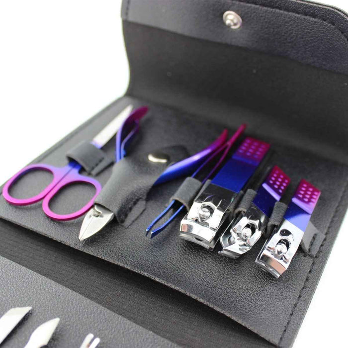 16-Piece Carbon Steel Manicure & Pedicure Grooming Set
