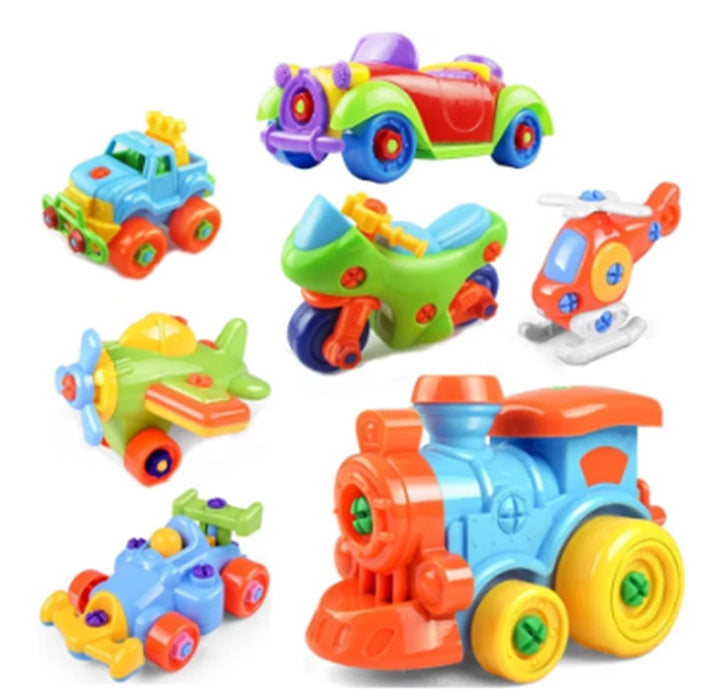 Kids Detachable Motorcycle Building Block Toy | DIY Puzzle