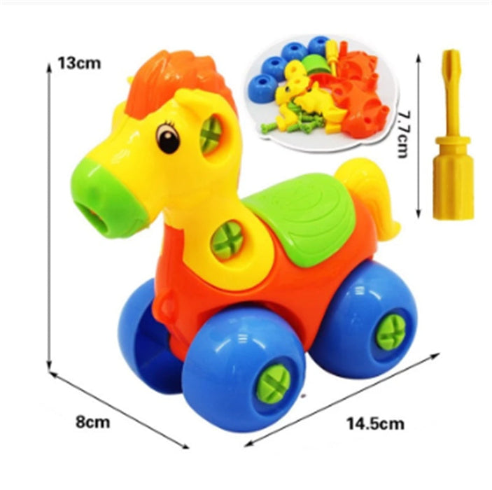 Kids Detachable Motorcycle Building Block Toy | DIY Puzzle