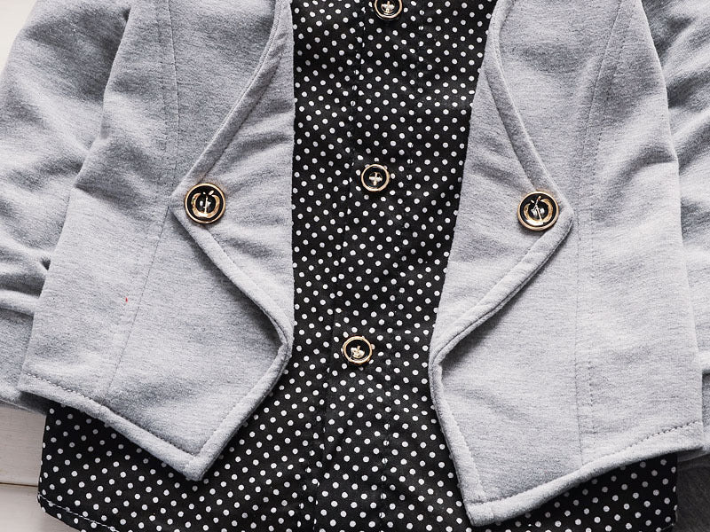 New Toddler Boys Casual Suit Set