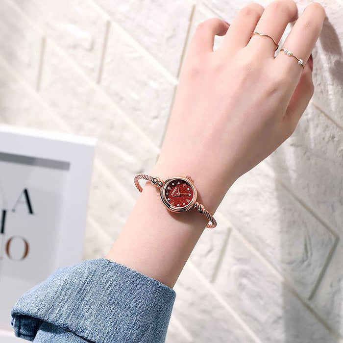 Ladies Watch Casual Quartz Stainless Steel Strap Watch