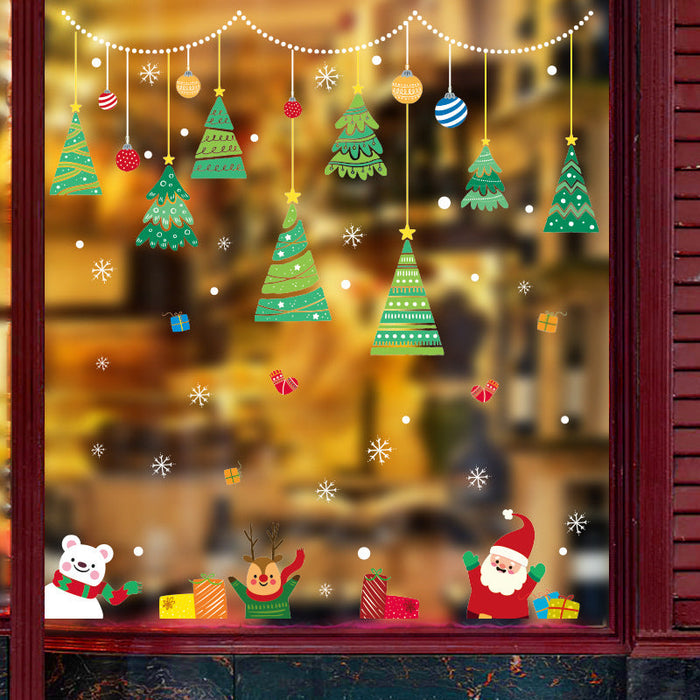 Christmas Decorations Window Clings