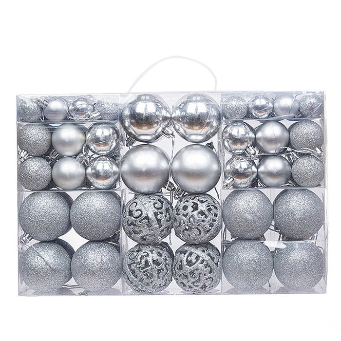 100-Piece Shatterproof Christmas Bauble Ornament Set