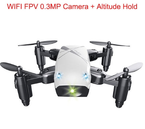 Micro Foldable RC Drone 3D Bearing Steering Wheel Remote Control Quadcopter With Camera Wi-Fi APP