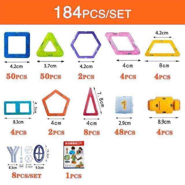 Magnetic Building Blocks DIY Magnets Toy For Kids