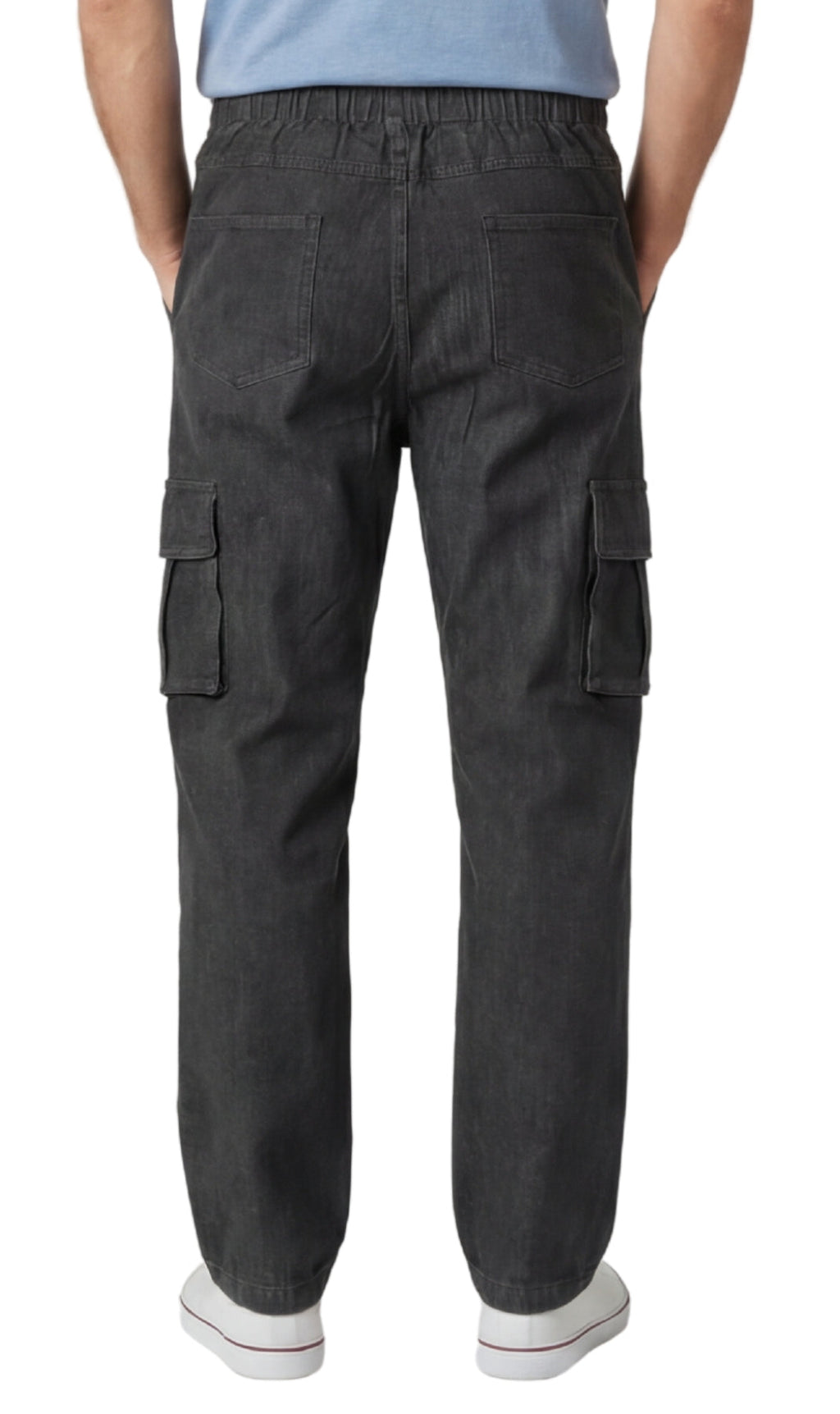 Men's Lightweight Double Pocket Cargo Jeans