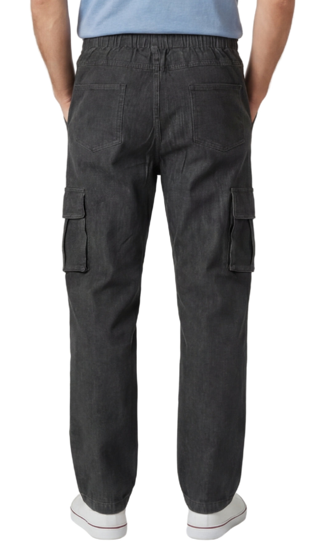 Men's Lightweight Double Pocket Cargo Jeans