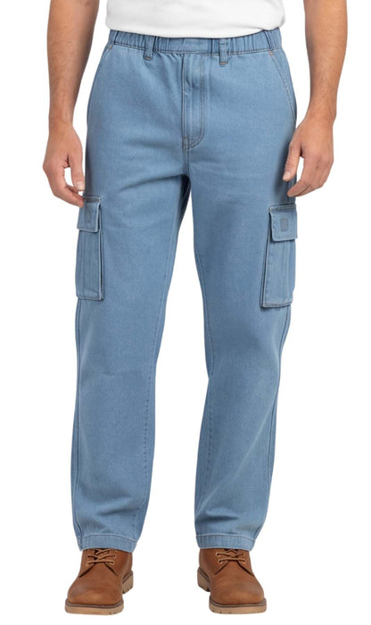 Men's Lightweight Double Pocket Cargo Jeans