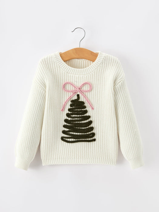 Girls Winter Christmas Pullover Sweater