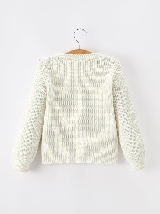 Girls Winter Christmas Pullover Sweater