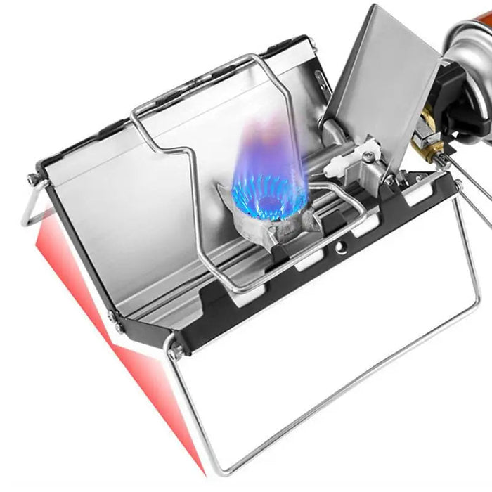 Portable Folding Camping Gas Stove Windproof 2600W